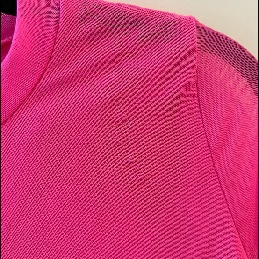 Hot & Delicious Pink Mesh Crop Top - Picture 3 of 15